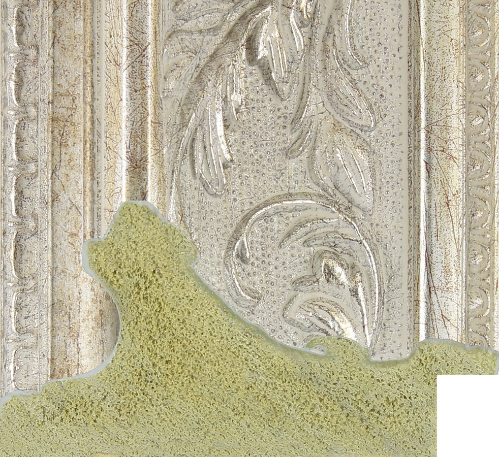 Verona 97mm Ornate Antique Silver Polcore Moulding