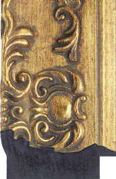 Opera 58mm ornate gold picture frame moulding
