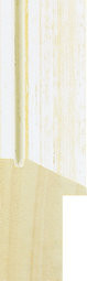 Melody 28mm Distressed White Wood Moulding