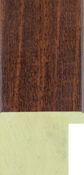 43mm box style brushed walnut effect Polcore picture frame moulding.
