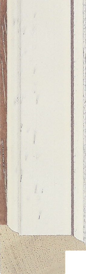 Off white picture frame mouldng by the length