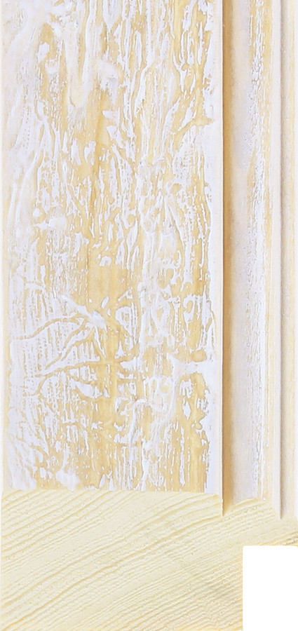 Strathdon 42mm White Rustic  Wood Moulding