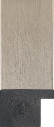 Brushed gunmetal poster frame moulding