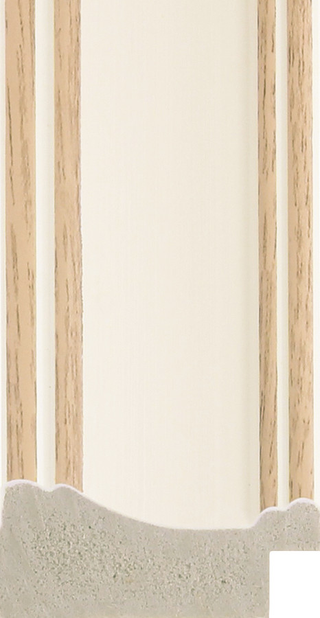 Cornwall 46mm Cream with Oak Distressing BASICS Polcore Moulding