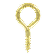 Brassed Screw Eyes (20 x 2mm) – Qty 200