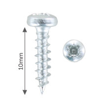 Zinc screw used by picture framers