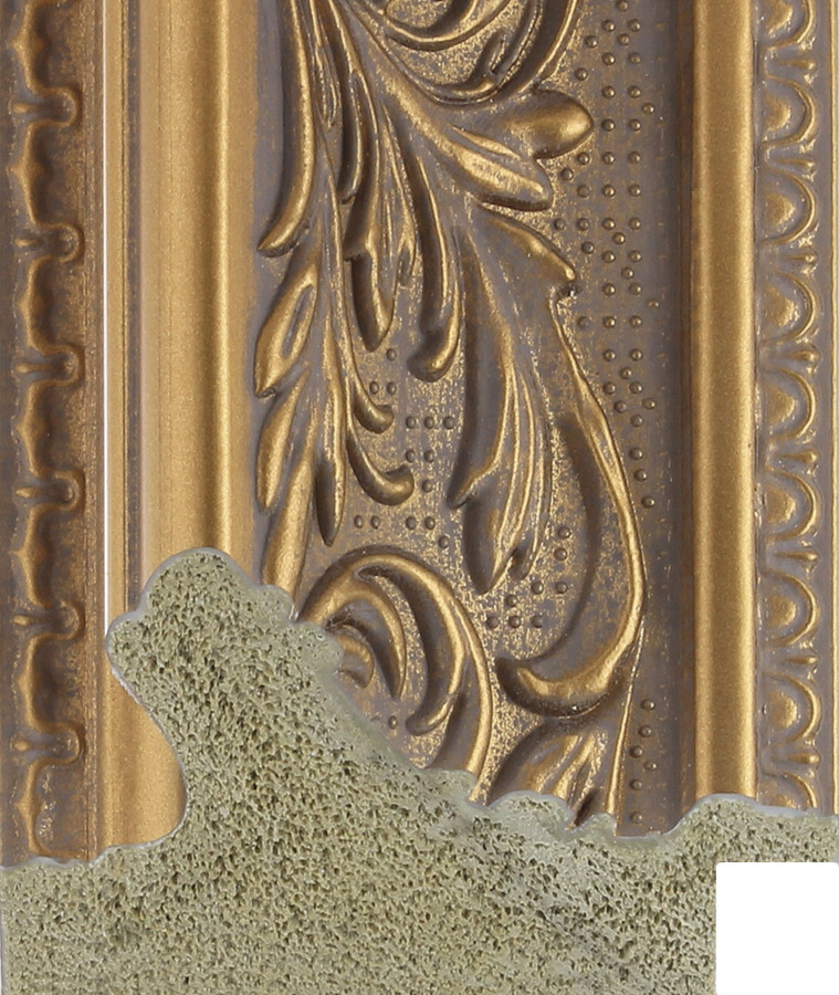 Verona 75mm Ornate Gold Polcore Moulding