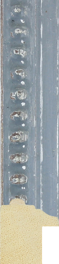 Carmen 20mm Ornate Grey Beaded  Wood Moulding