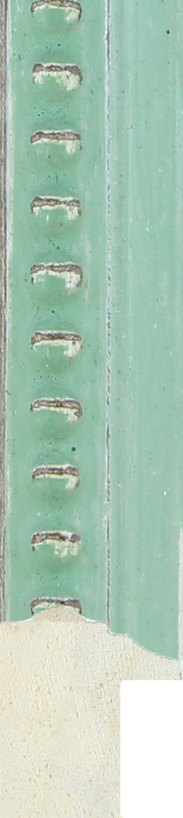 Carmen 20mm Ornate Mint Beaded  Wood Moulding