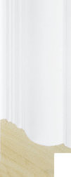 Westport 37mm Matt White  Wood Moulding