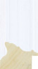 White wooden picture frame moulding