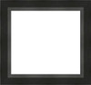Paramount brushed black picture frame with a gloss black slip type inner edge.