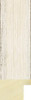 Lowry 28mm White Wood Moulding
