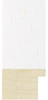 Zone 7 40mm White Woodgrain  Wood Moulding