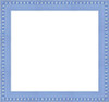 Blue bobble picture frame moulding by the length