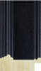 Black fluted picture frame moulding