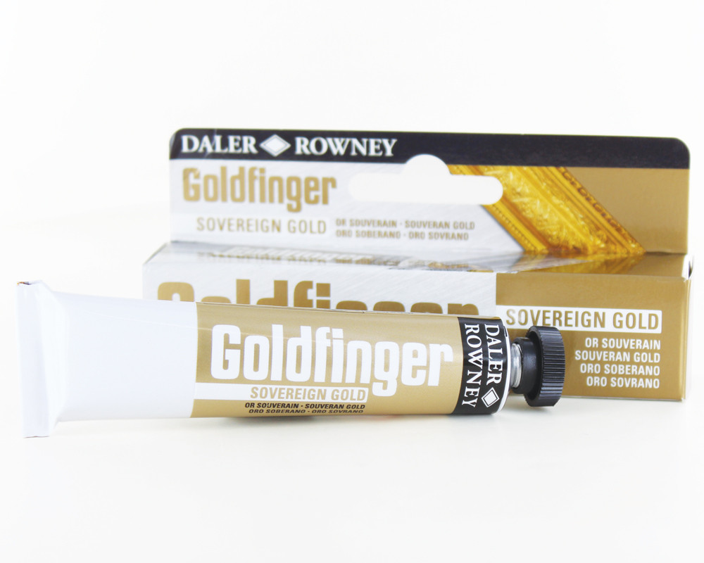 Goldfinger Sovereign Gold 22ml | Rub-On Gilding Paste for Picture