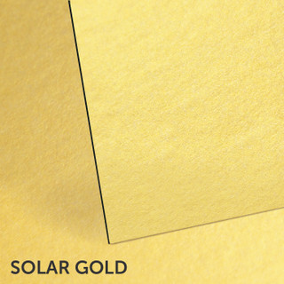 Solar Gold Metallic Black Core Mountboard