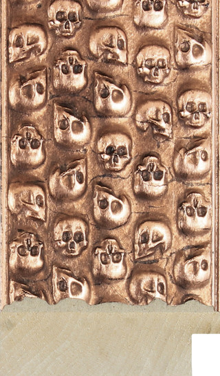 Skull 52mm Bronze Ornate Wood Moulding