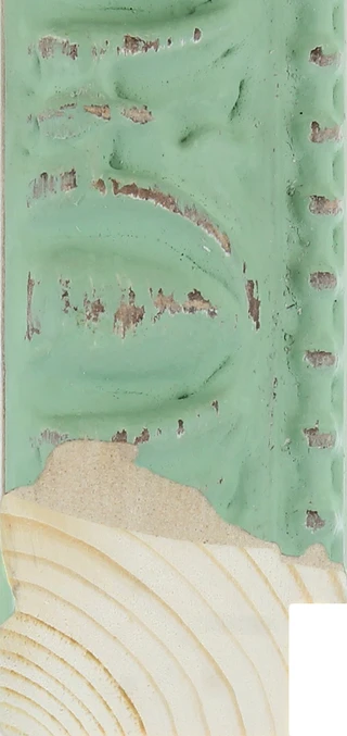 Fontana 42mm Mint Green Ornate Wood Moulding