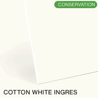 Cotton White Ingres Conservation White Core