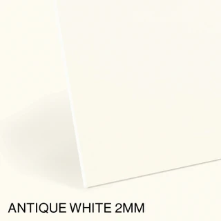 Mainline Antique White Textured 2mm White Core Mountboard