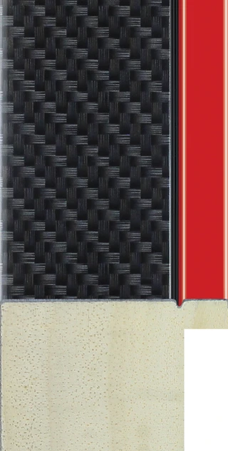 45mm Carbon Fibre Effect RSE Wood Moulding