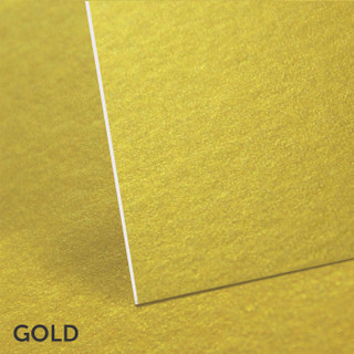 Gold Metallic White Core Mountboard
