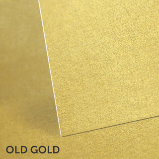 Old Gold Metallic White Core Mountboard