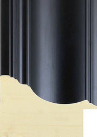 Westport 63mm Matt Black BASICS Wood Moulding