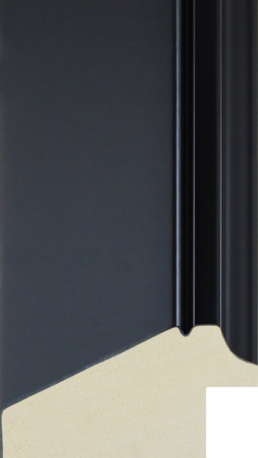 Hendrix 50mm Pyramid Matt Black  Wood Moulding