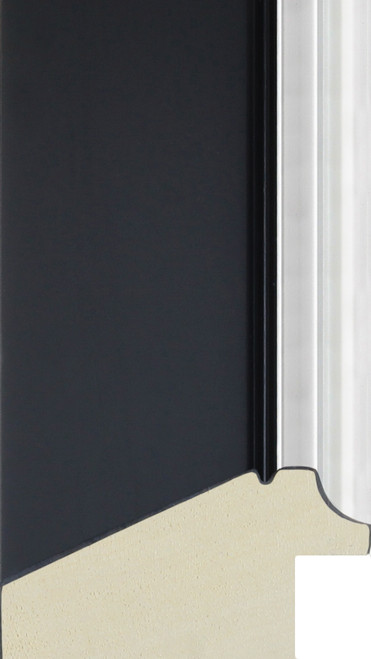 Hendrix 50mm Pyramid Matt Black SSE  Wood Moulding