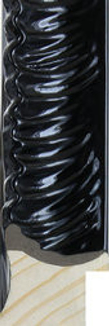 Storm 30mm Ornate Gloss Black Wood Moulding