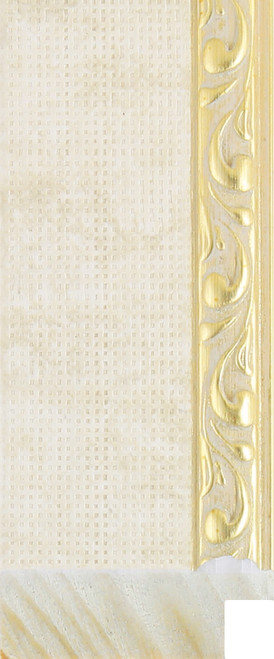 37mm Linen Effect Ornate GSE BASICS Wood Moulding