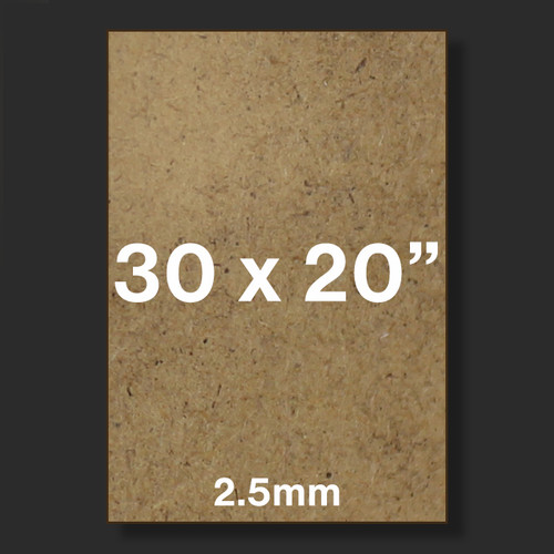 30x20" 2.5mm MDF Board