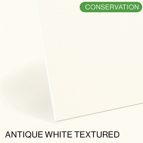 Antique White Textured Conservation Mountboard