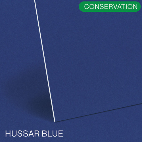 Daler-Rowney Hussar Blue mountboard sample