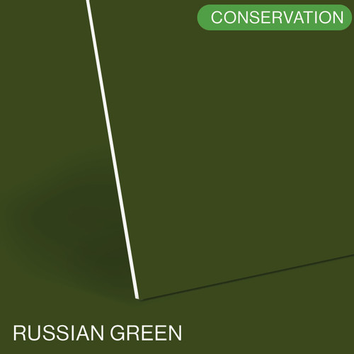 Daler Russian Green mountboard sample