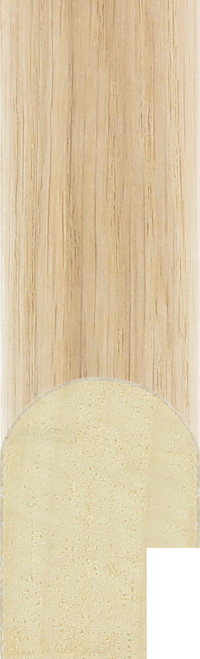 27mm Hockey stock profile oak veneer frame moulding