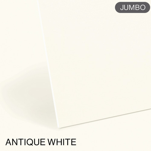 Antique white mountboard close up