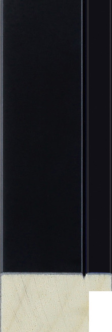 Edge 30mm Matt Black Wood Moulding