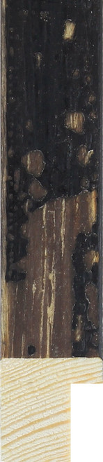 Art Attack 20mm Black Walnut Paint Splatter Wood Moulding