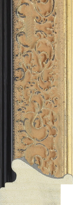 Versailles 32mm Antique Gold Ornate Wood Moulding