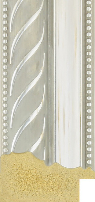 42mm Silver Ornate Polcore Moulding