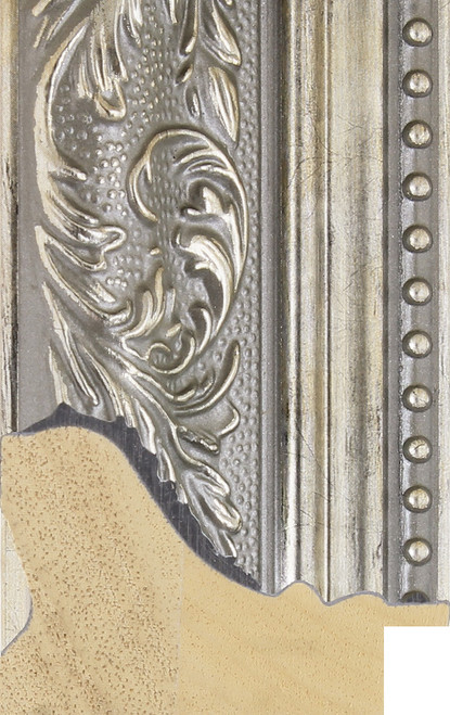 Classics 56mm Silver Ornate Wood Moulding