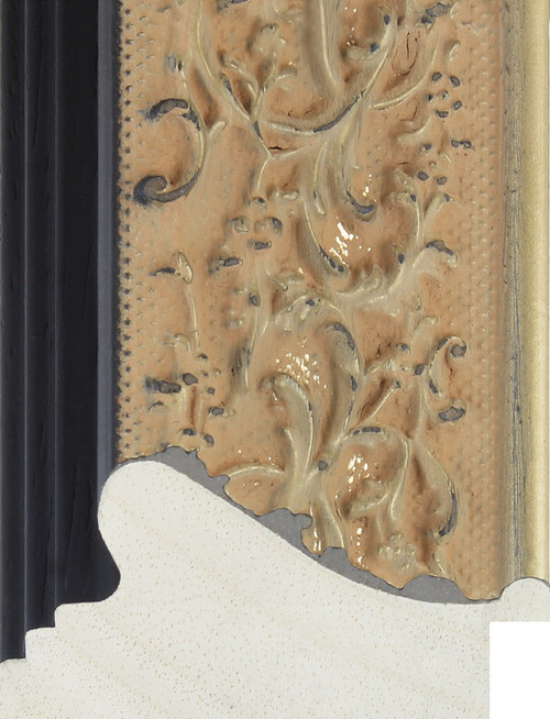 Versailles 68mm Antique Gold Ornate Wood Moulding