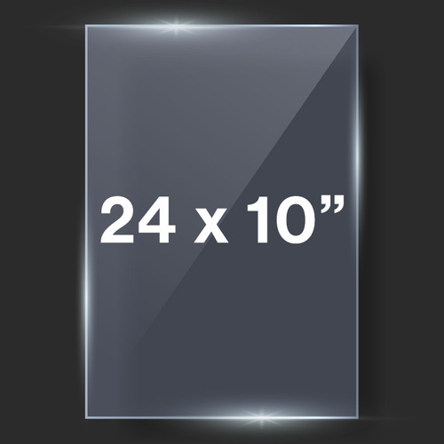 24x10" 2mm Float Glass
