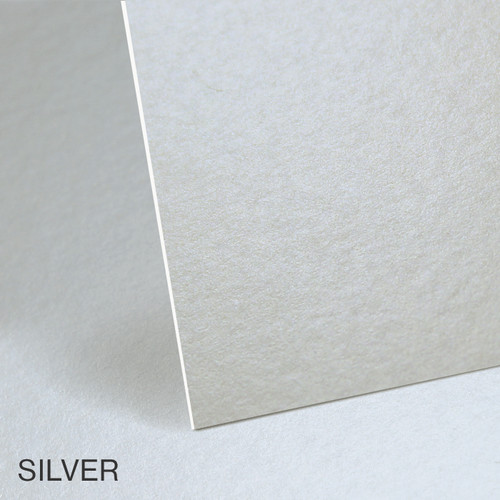 Silver mountboard for picture framers
