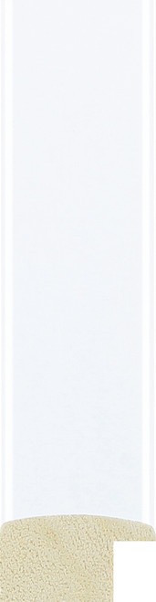 Gloss Cushions 23mm White Wood Moulding