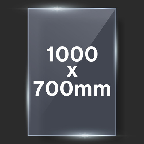1000x700mm 1.2mm Clear Styrene